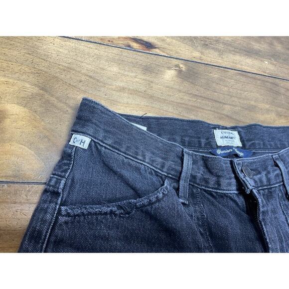 Citizens Of Humanity Melanie High Rise Crop in Black Hawk Jeans Size 26 - Picture 4 of 12